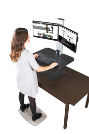 Victor Dual Monitor / Black / Modern Monitor Stands