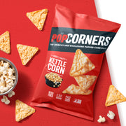 Popped Corn Snack Chips by Popcorners – 60 Ounce (Pack of 1), Pack of 12