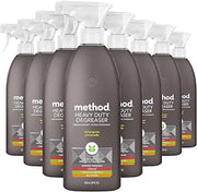 Method Heavy Duty Degreaser, Lemongrass Scent, Oven Cleaner & Stove Top Cleaner, 28 Oz Spray Bottles (Pack of 24)