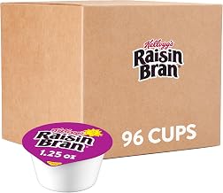 Breakfast Cereal Cups by Kellogg's Raisin Bran – 1.25 Ounce (Pack of 96), Pack of 96