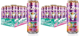 AriZona Fruit Punch | Fruit Juice Cocktail | 16 Fl Oz (24 Pack)