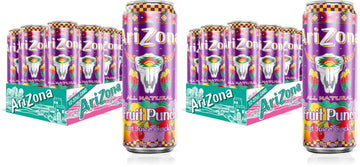 Fruit Punch | Fruit Juice Cocktail | 16 Fl Oz (24 Pack) by AriZona – 23 Fl Oz (Pack of 24), Fruit Punch, Pack of 24