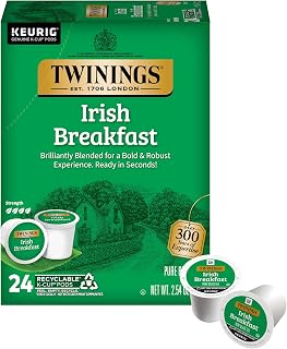 Twinings Irish Breakfast Black Tea K-Cups For Keurig, 24 CT Box (1 Pack)