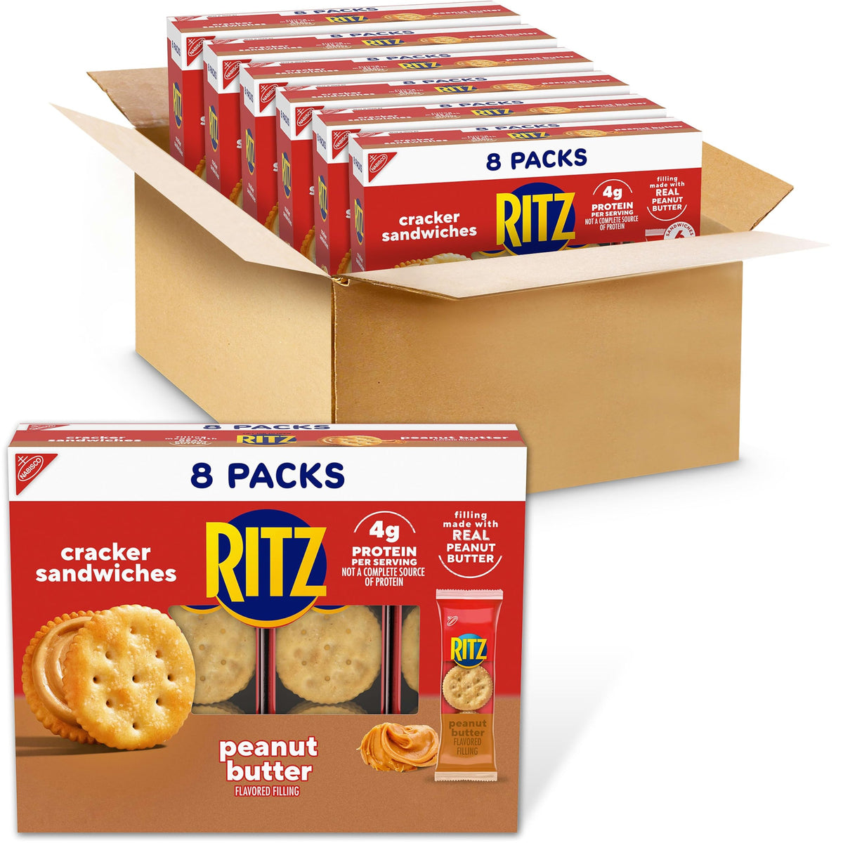 Ritz Peanut butter / 11 Ounce (Pack of 6) / 1 Sandwich