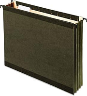 Pendaflex SureHook Reinforced Extra Capacity Hanging Pockets, Letter Size, Standard Green, 4/PK (09217)