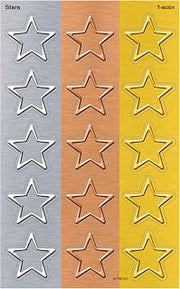 Trend Enterprises Trend I Love Metal Stars Large superShapes Stickers, Classroom Incentives, 120 Count