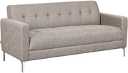 Global Industrial Fabric Upholstered Sofa, 70" W, Tan