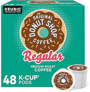 The Original Donut Shop Regular Keurig Single-Serve K-Cup Pods, Medium Roast Coffee, 48 Count, Pack of 4