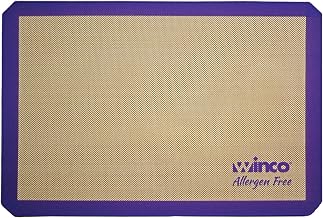 Winco Half-Size Purple Silicone Baking Mat, Half Size