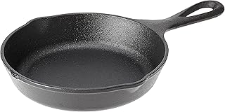 Lodge Wildlife Series Cast Iron Skillet, Wolf, 6.5 Inches