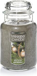 Yankee Candle Bayberry Scented Classic 22oz Large Jar Single Wick Candle Over 110 Hours of Burn Time