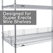 METRO 24 / Chrome / Industrial Utility Shelves