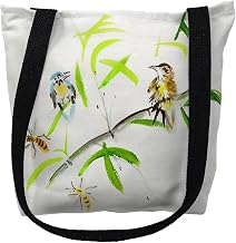 Betsy Drake Birds & Bees I Medium Tote Bag 16x16