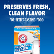 Baking Soda Fridge-n-Freezer Odor Absorber by ARM & HAMMER – 14 Ounce (Pack of 12), Orange, Pack of 12, Model COMINHKPR129270