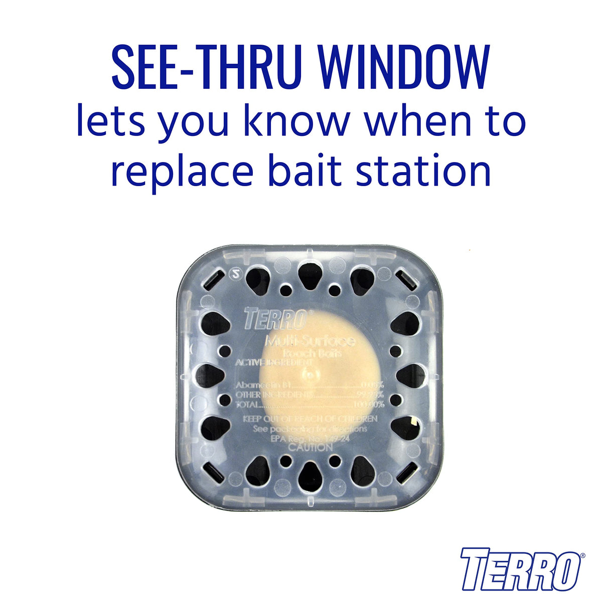 Multi-Surface Roach Bait Stations by Terro – 12 Bait Stations, Black, Pack of 2, Model T500SR