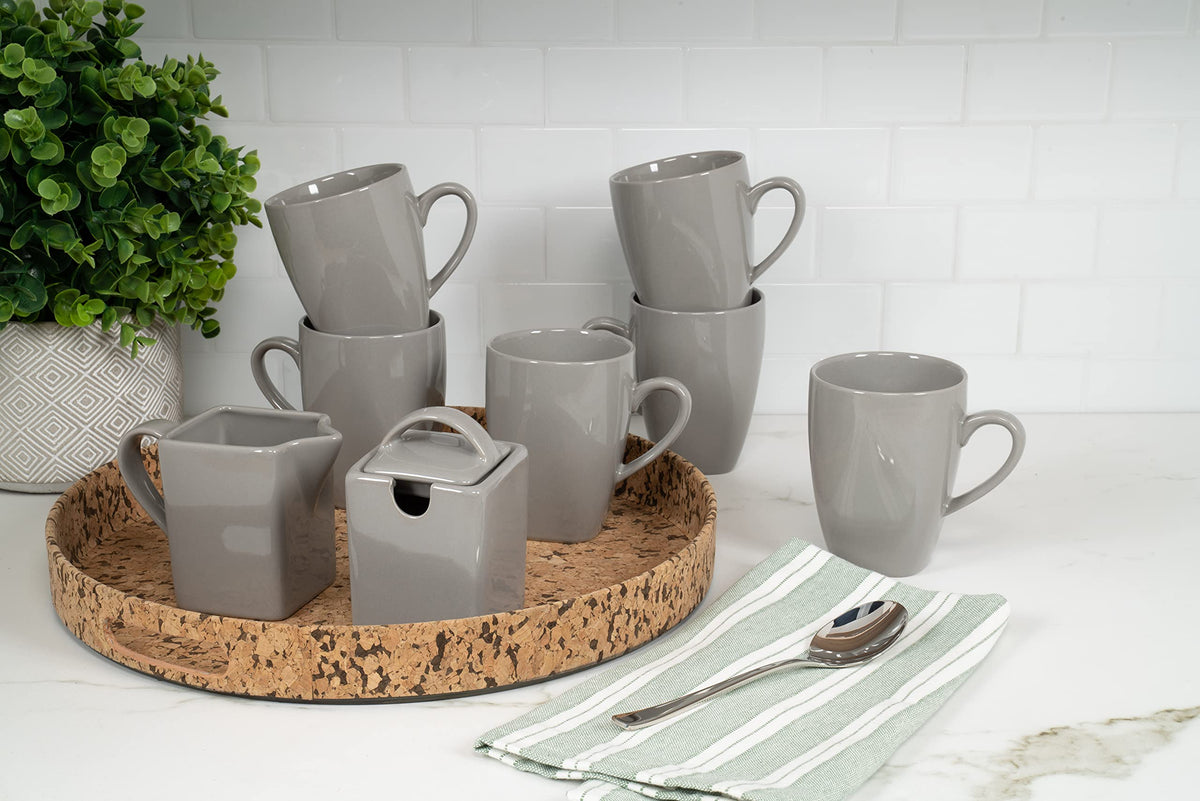 10 Strawberry Street Gray / 40 PC / 1 Dinnerware Sets