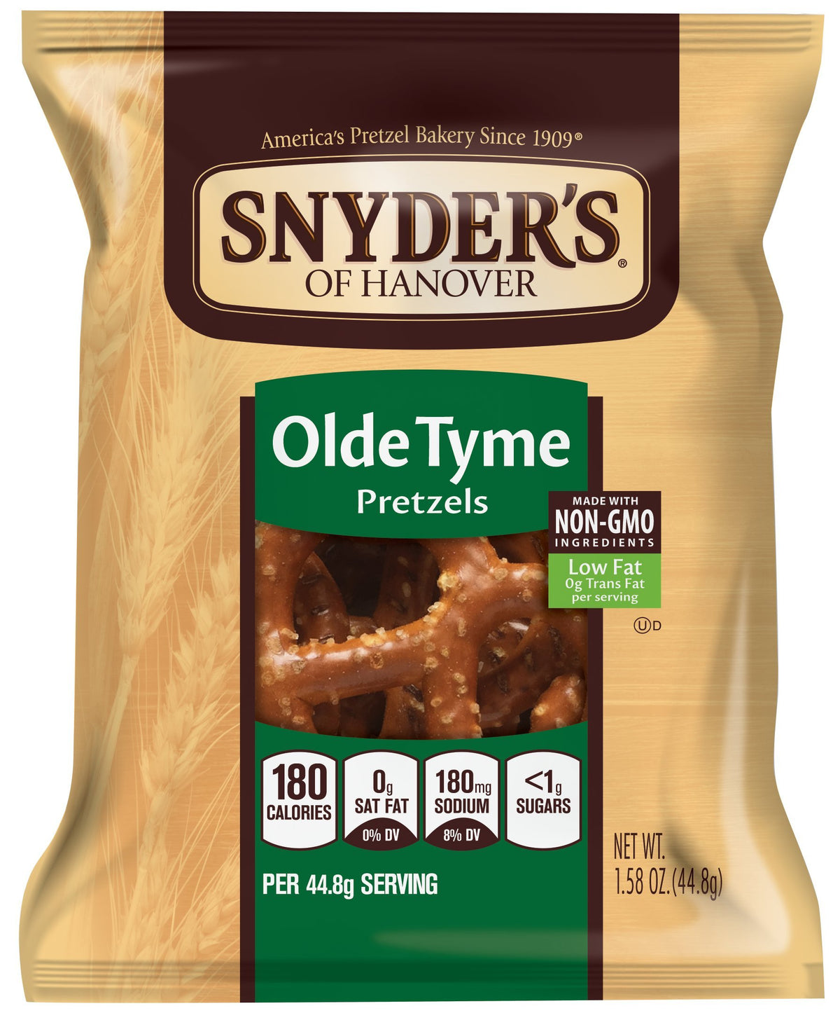 Olde Tyme Pretzels by Snyder's of Hanover – 1.58 Ounce (Pack of 60)