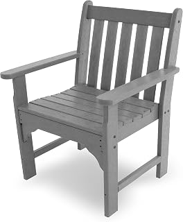Polywood Vineyard Conversation Chair, Slate Grey