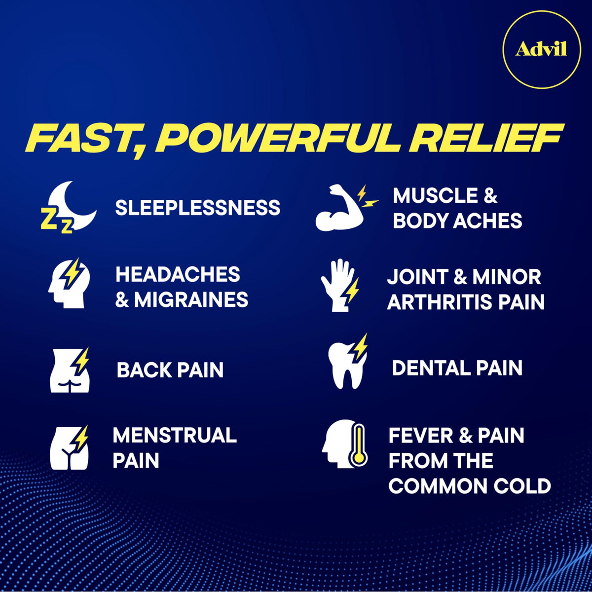 Advil 200 Count (100 Packets of 2) / 100.0 / 블루. Ibuprofen