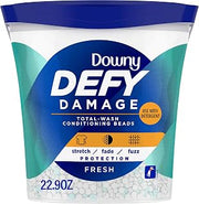 Downy Defy Damage Total-wash Fabric Conditioning Beads, Fabric Softener, Fresh, 22.9 Ounce