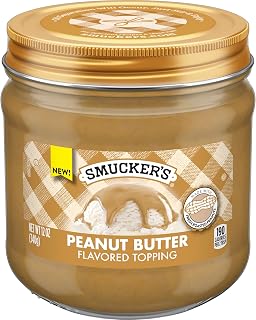 Smucker's Peanut Butter Flavored Ice Cream Topping, 12 Oz. Jar