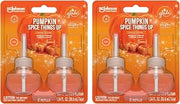 Glade Scented Oil Refills - Pumpkin Spice Things Up - Holiday Collection 2020-2 Count Oil Refills Per Package - Pack of 2 Packages