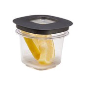 Premier Easy Find Lids Food Storage Containers by Rubbermaid – .5-Cup, 2-Pack, 0.5 cups, Plastic, Gray, Model 1937645