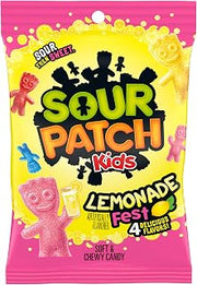 Sour Patch Kids Lemonade Fest Soft & Chewy Gummy Candy, 8.02 oz