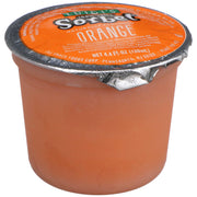 Luigis No Sugar Added Orange Sorbet Cup by J and J Snack Foods – 384 Fl Oz, Pack of 96