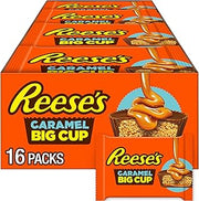 Reese's Big Cup Caramel Peanut Butter Cups, 1.4 oz, 16 ct