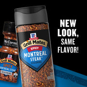 McCormick Spicy Montreal Steak Seasoning by Grill Mates – 3.12 Ounce (Pack of 6), Pack of 2, Model 052100001500