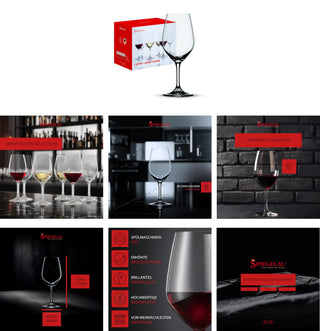 Box of 6 glasses Expert by Spiegelau – 8.8 Ounces, 260 milliliters, Glass, White, Model 4630181