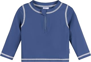 Gerber Baby & Toddler Boys & Girls Quarter Zipper Rashguard Swim Shirt