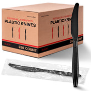 Stock Your Home Knives / 7.5"L x .75"W / Black Knives
