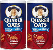 Quaker Standard Oatmeal Quick - 18 oz - 2 pk