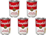 Campbell's Condensed Chicken with White & Wild Rice Soup, 10.5 Oz (5 Pack)