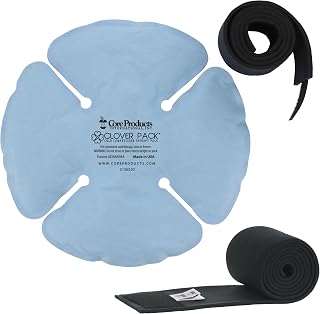 Core Products Clover Pack Cold Compression Therapy Pack & Core Compression Wrap, Black