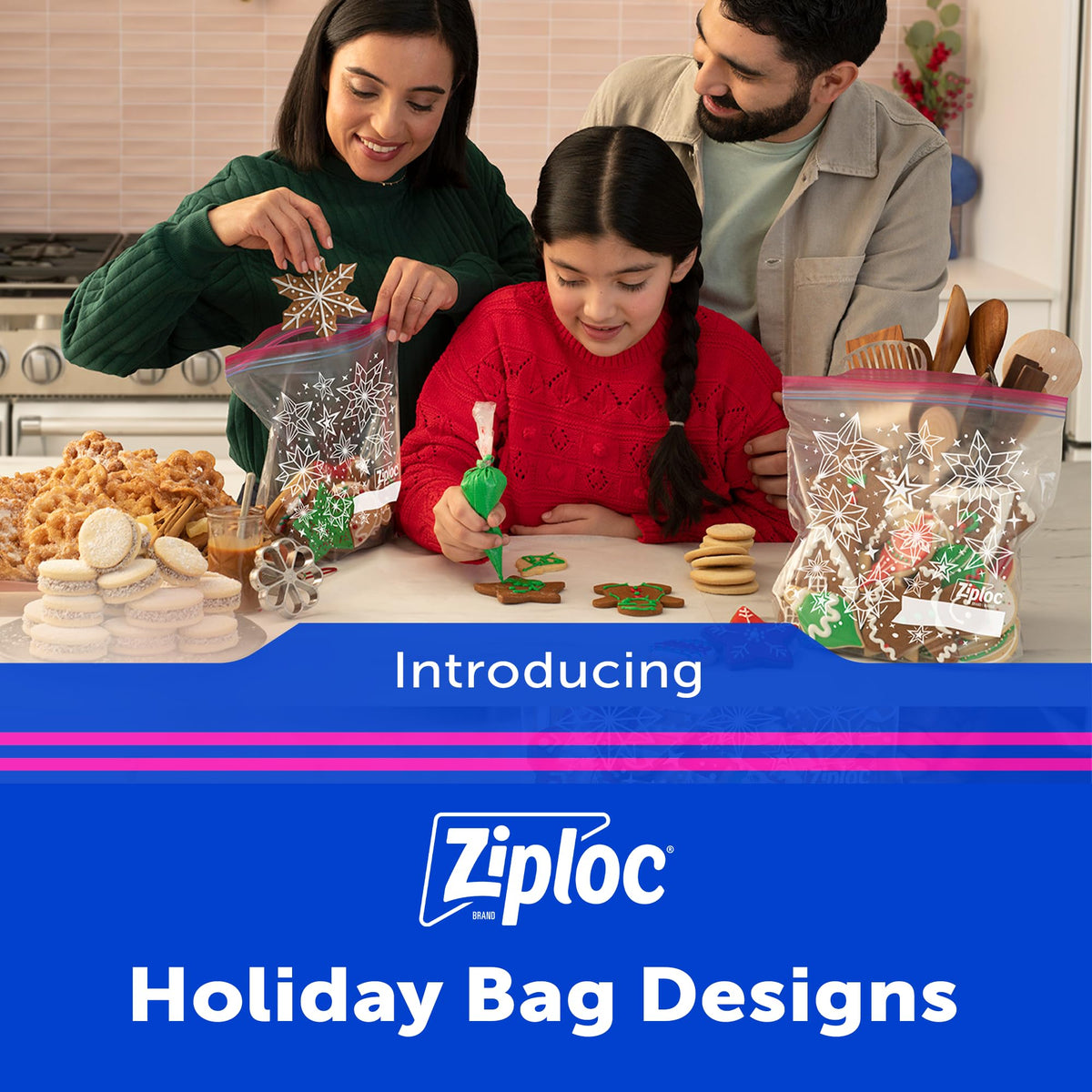 Ziploc Quart (24 Count) (Pack of 3) / Red / 1.0 quarts Food Storage Bags