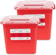 Large Sharps Container 2 Gallon (2-Pack) Home & Professional Use