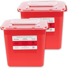 Large Sharps Container 2 Gallon (2-Pack) Home & Professional Use