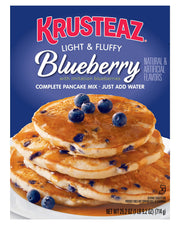 Krusteaz Blueberry / 25.2 Ounce (Pack of 2) / 2 Pancakes & Waffles