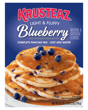 Light & Fluffy Complete Pancake Mix by Krusteaz – 25.2 Ounce (Pack of 2), Pack of 2