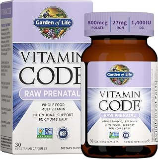 Garden of Life Vitamin Code Raw Prenatal Multivitamin, 10 Day Supply