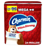 2 Ply Unscented Mega Rolls Bathroom Tissue, 24 Count by Charmin – Mega Roll