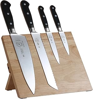 Mercer Culinary Renaissance 5-Piece Magnetic Board Set, Rubberwood