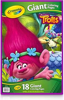 Crayola Giant Coloring Pages, Trolls