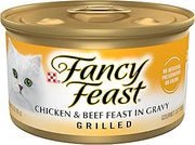 Purina Fancy Feast Grilled Chicken & Beef Feast Wet Cat Food (24) 3oz Cans