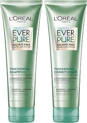 Thickening Sulfate Free Shampoo and Conditioner, Thickens + Strengthens Thin, Fragile Hair, EverPure, 1 Hair Care Kit