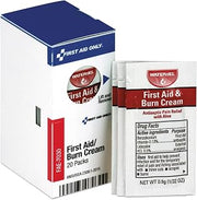 First Aid Only Refill For Smartcompliance General Business Cabinet, Burn Cream, 0.9g Packets, 20/box