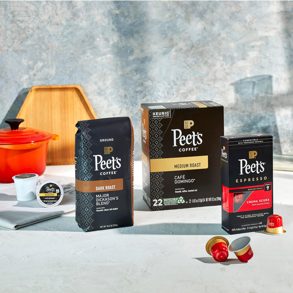 Peet's Coffee Pumpkin Spice / 10 Count (Pack of 1) / Pumpkin Single-Serve Capsules & Pods